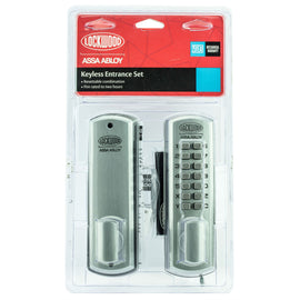 Lockwood DX KPad with 530 Latch Satin Chrome