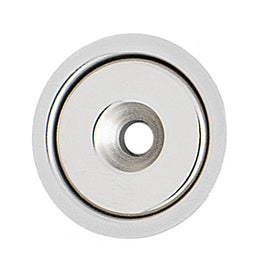 MILES NELSON 332 DOOR MAGNETS WITH TRIM CUPS (CHROME PLATE)